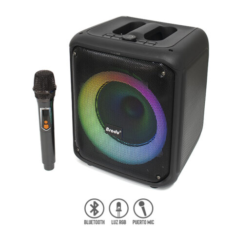 Brodu BTS-2339 price in Sri Lanka Bluetooth karaoke speaker with wireless mic