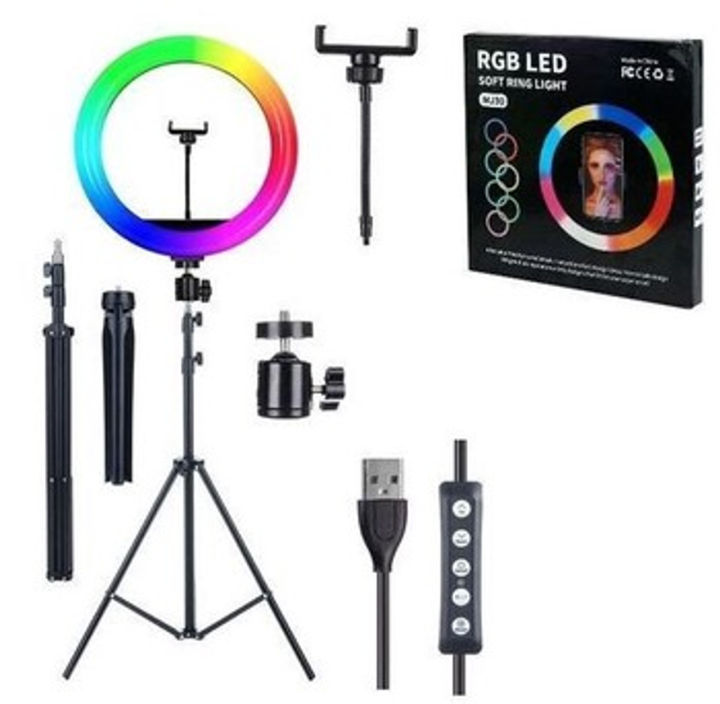 RGB Fill Light MJ30 with Tripod and Phone Holder