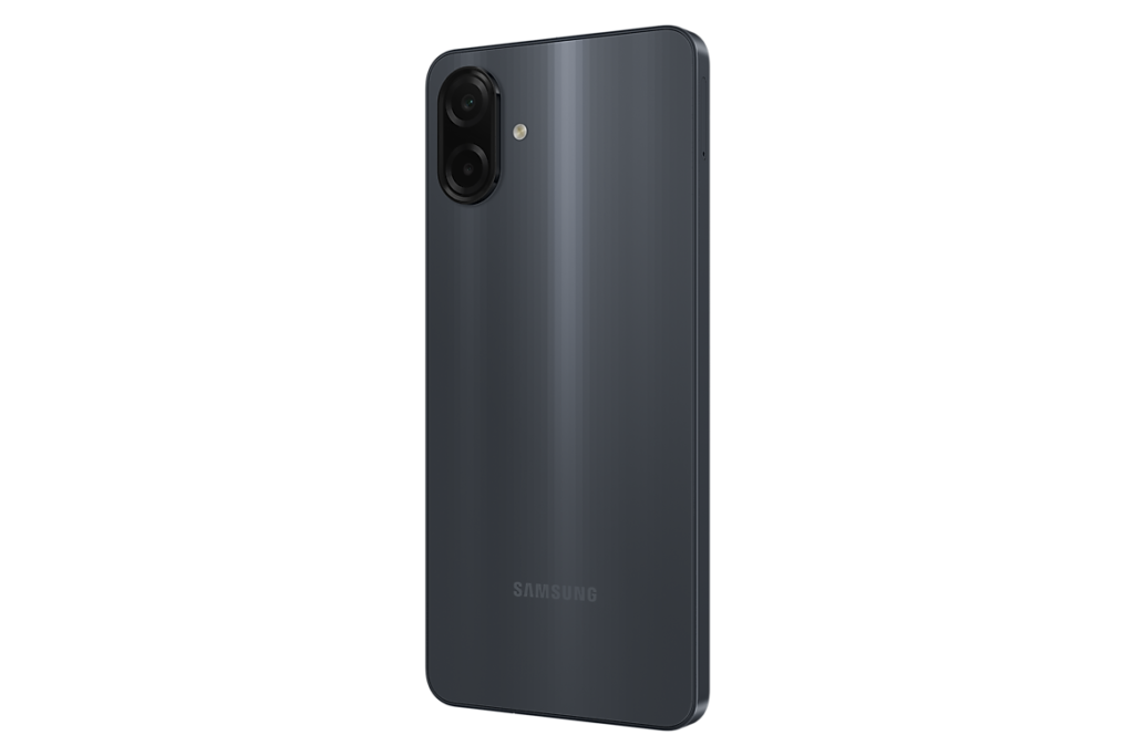 Samsung Galaxy A07 Black camera and display view